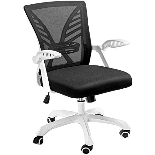 NOBLEWELL Ergonomic Office Mid Back Mesh Computer Desk Chair, White