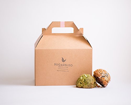 SUGARBIRD SWEETS, Green Tea Matcha White Chocolate Scone, Regular, 4 oz each
