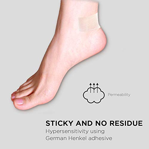 Sensitive Skin Adhesive Tape 6 Rolls, Echeer Flexible Clear Plastic First-Aid Tape Transparent Medical Tape for Finger Waist Elbow Ankle Support