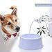 Dog Water Bowl with Floating Disk Spill Proof Water Bowl, WishLotus Anti-Overturn/Anti-Dust/Anti-Choking Anti-Overflow Bowl to Slow Down Drinking Speed for Dogs and Cats,40 oz (Blue)