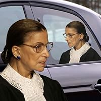 Thumbs UP Ride with Ruth Bader Ginsburg Car Decal