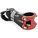 Felice Acekit Aluminum Alloy 31.8mm 7 Degree Bicycle Stem for Road Bike AM XC Mountain Bike with 1 1/8 Steer Tube and 1 1/4 Handlebar-Black