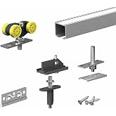 Bifold Door Hardware Kit - 70-inch Track for 4 Folding Panels Up to 55lbs - SLID'UP 140