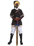 Miccostumes Men's the Legend of Zelda Link Cosplay Costume Large Black and White