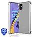 ADroid for Samsung Galaxy A51 Case, Clear Soft Anti-Drop Transparent Shock-Absorption Case w Screen Protector [2 Pack] Durable TPU Phone Case for Samsung Galaxy A51 Case, Clear