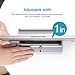 Vertical Laptop Stand - Bestand 2 in 1 Adjustable MacBook and iPad Charger Stand: [2018 Update Version] Stand, Holder for Apple MacBook Air, MacBook Pro, All Notebooks, iPad Air, iPhone X, 8, Silver