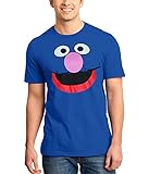 Sesame Street Grover Face T-Shirt-X-Large