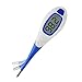 Beyoung® Digital Thermometer, Fast Accurate Flexible Tip with Display Backlit, Fever Alarm by Color Changing Memory Function Waterproof for for Oral, Rectal, Axillary Armpit Underarm Body Temperature