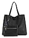 Scarleton Leather Tote Bag for Women, Womens Purses and Handbags, Reversible Tote Bags for Women, Purses for Women, H18420701, Blue/Black