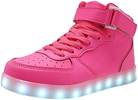 LED Light Up Shoes USB Flashing Sneakers for Toddler/Kids Boots