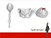 1 X Boiled Cute Plastic Novelty Funny Egg Cup Holder With Eating Spoon Knight In Shining Armour