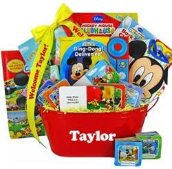 mouse basket for baby