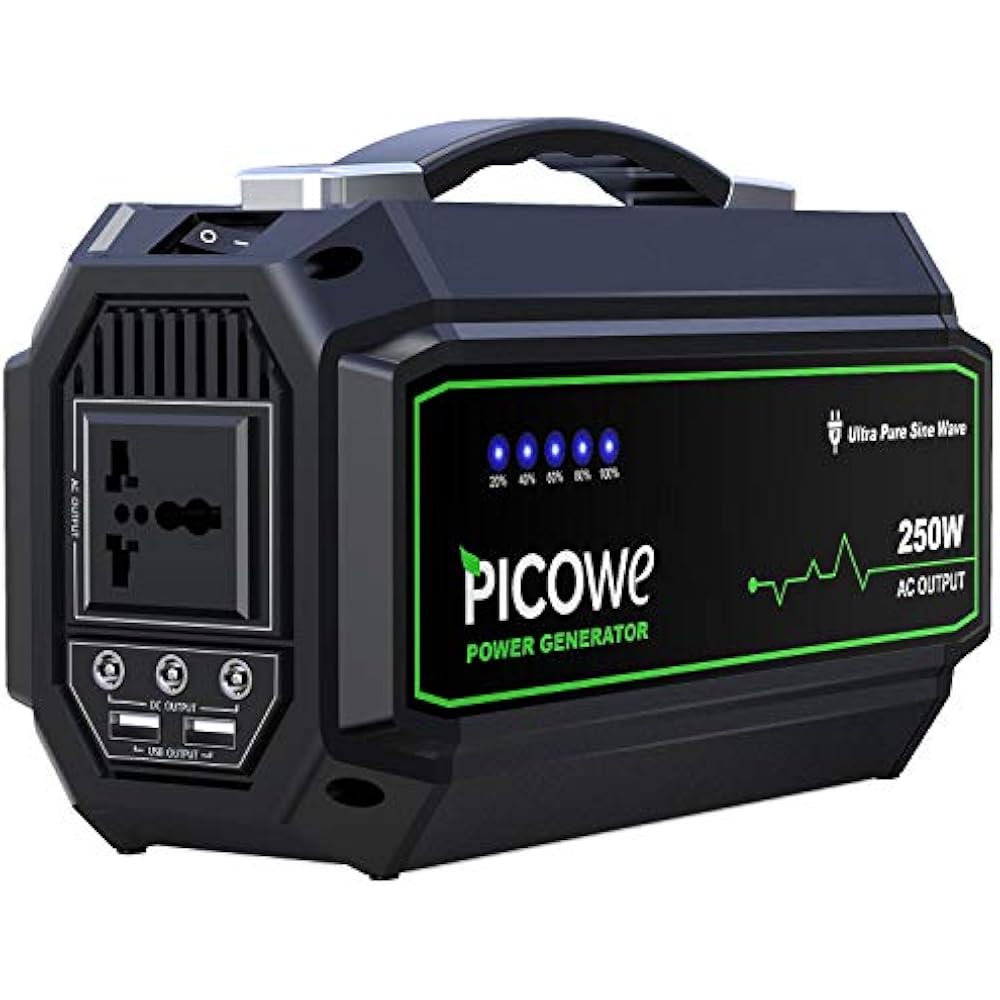 Generators 250W Portable 67500mAh Rechargeable Lithium Battery Pack