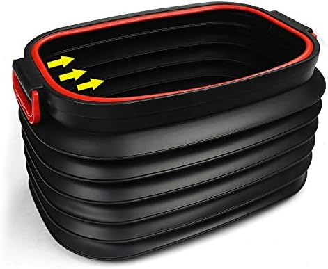 37L Collapsible Plastic Boot Car Truck Organizer Trunk Storage Box For SUV Ford Explorer Jeep Grand Cherokee 2016 Land Rover Car Storage Box