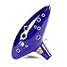 CLD Brands Legend of Zelda Handcrafted and Tuned Ocarina 12-Hole Ceramic Flute with Player's Guide