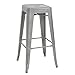 Best Choice Products SKY1651 barstools, Medium, Silver/Gray, 2 Count