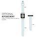 MoKo Apple Watch Band Series 1 Series 2, Soft Silicone Replacement Sports Band for 42mm Apple Watch 2015 & 2016 All Models, TURQUOISE (Not fit 38mm Versions)