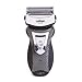 HDE Men's Rechargeable Cordless Travel Shaver Razor Electric Precision Trimmer Groomer- Carbon Fiber Gray