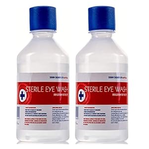 Saline Eye Wash Solution – 2 x 500ml Bottles