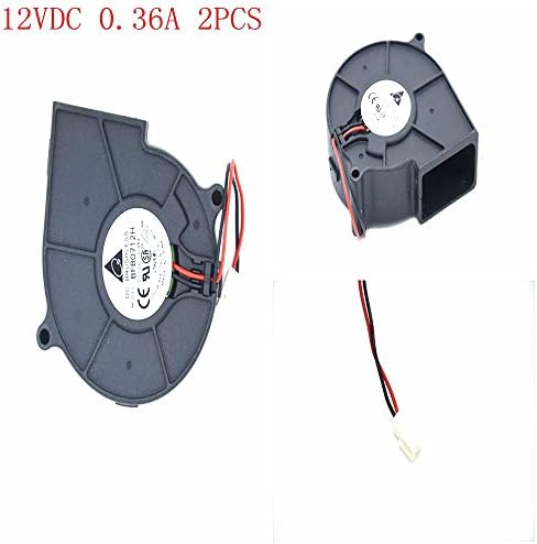Lai Ke WeiBrushless Cooling Fan Radiator DC Fan Blower 12VDC 0.36 2pcs