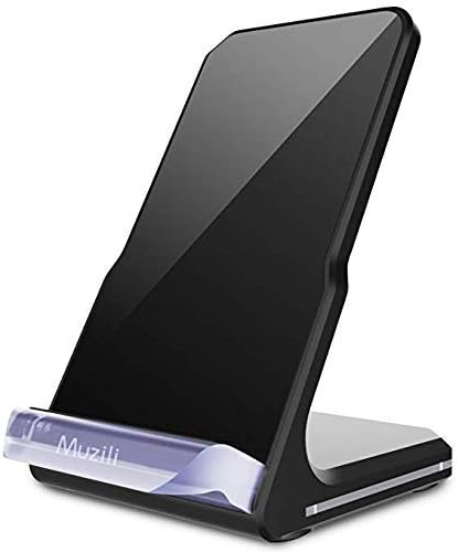 iPhone X Wireless Charger, Muzili Fast Wireless Charging Stand Dock QI Wireless Charger Pad for iPhone 8 Samsung Galaxy S8 Plus S8+ S8 S7 S7 Edge S6 Note 8/5 etc and All QI-Enabled Devices (g