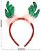 OLYPHAN Headbands for Christmas - Women - Reindeer Antler & Santa Hat Headband Hats - Kids & Adults