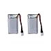 Holy Stone 2 PCS of 3.7V 350mAh Li-Po Battery HS170 Hubsan X4 H107L RC Quadcopter