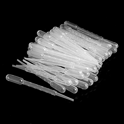 Potato001 50Pcs Airbrush 3ml Disposable Plastic Eye Dropper Transfer Graduated Pipettes - Thumbnail 7