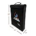 Fireproof Safe Security Box for Valuables, Waterproof and Fireproof Bag, Home Safe, Money Box Bag, Portable Fire Safe Document Box with Lock, 15×11×3 inches Document Safe Fireproof Box Bag in Black