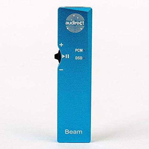 Audirect Beam Portable USB DAC with USB A/USB C/Micro USB/Lightning Adapters (BLUE)