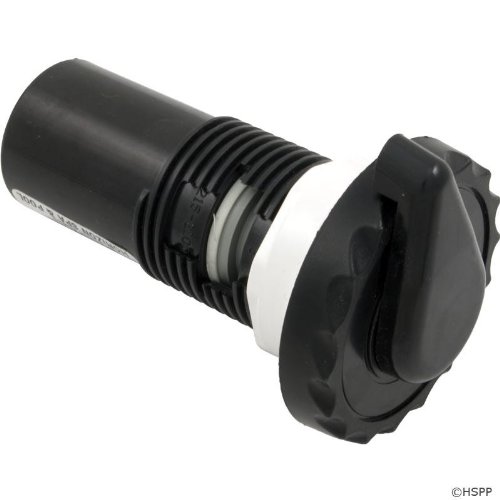 Waterway 660-3561 1" Top Scalloped Access Silent Air Control, Black