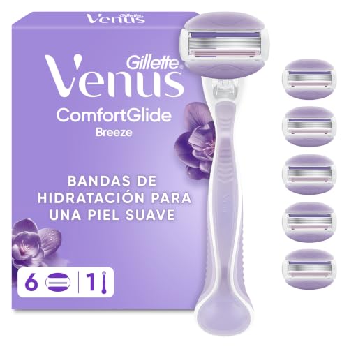 ComfortGlide Breeze Máquinilla de Afeitar Mujer, 6 Recambios