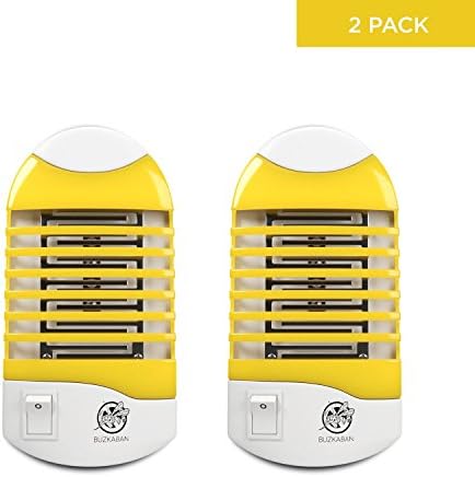 Mosquito zapper - Electronic Fly Killer - Indoor Bug Zapper and Insect Killer - Best Gnat Trap 2 Pack Yellow Color …