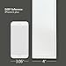 AHDECOR White Floating Shelves, Ledge Wall Shelf for Small Display Items with 4