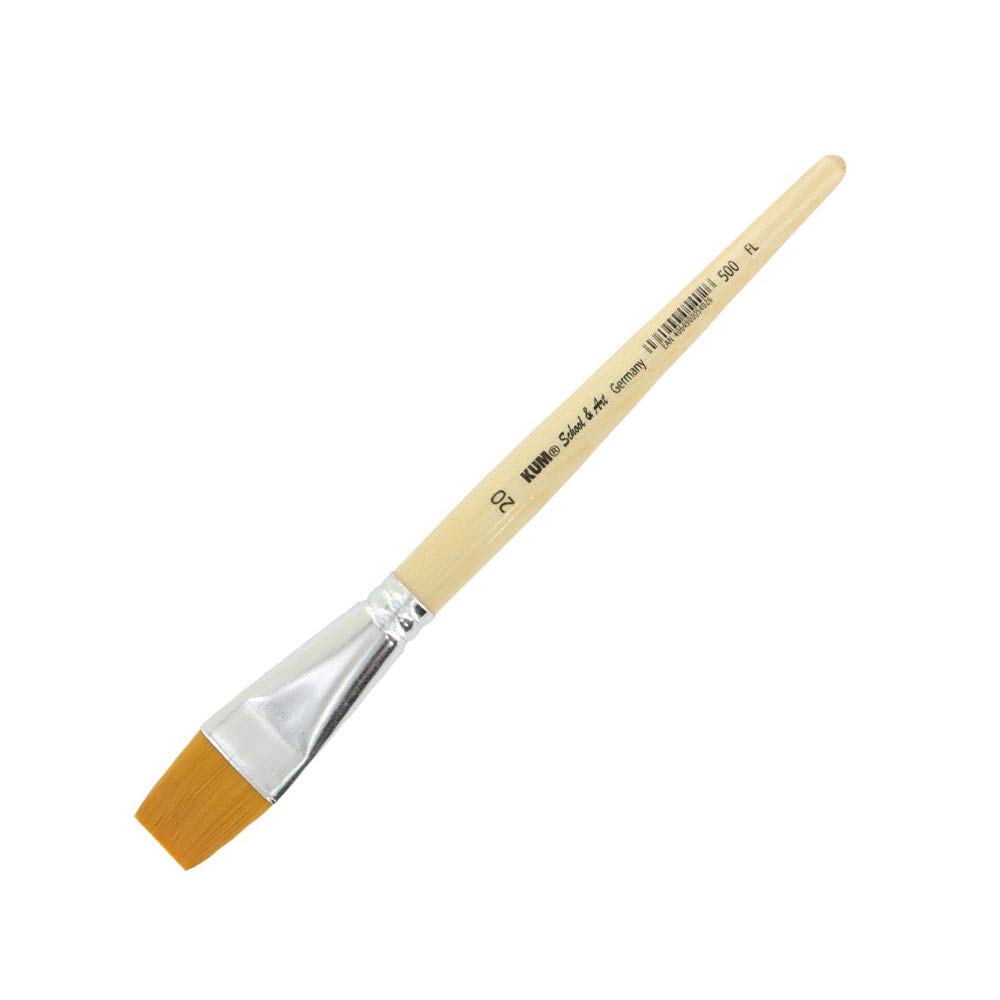 KUM 514.31.19 School & Art FL #20 Synthetic Brush Flat