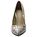 Ollio Women's Shoe High Heel D'Orsay Snake Skin Dress Pump