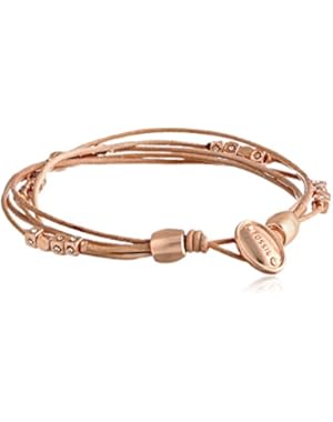 Multi-Strand Leather Wrist Wrap Bracelet