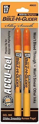 Accu-gel Bible Hi-Glider (2-pack) (orange)