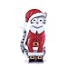 Collections Etc Holiday Christmas Cat Outdoor Garden Yard Stake, Santa Cat