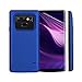 Idealforce Samsung Galaxy Note 9 Battery Case,5000mAh External USB Port Power Bank Cover Portable Charger Protective Charging Case with Stealth Bracket for Samsung Galaxy Note 9 (Blue)
