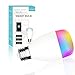 WiFi Smart Light Bulb Smart Bulb Compatible with Alexa & Google Home, No Hub Required, LINGANZH 7W E26 WiFi Smart Multicolor LED Bulb Color Changing Light Bulbs, 2 Pack