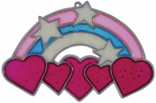 Glow In The Dark-Rainbow W/Hearts