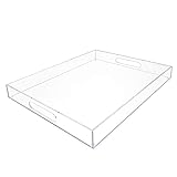 Isaac Jacobs Clear Acrylic Serving Tray