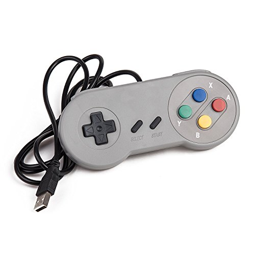 thumbnail image 2 of 2x Retro USB SNES/NES Style Controller For PC, Mac, Raspberry Pi - Wired PXC 2 of 5