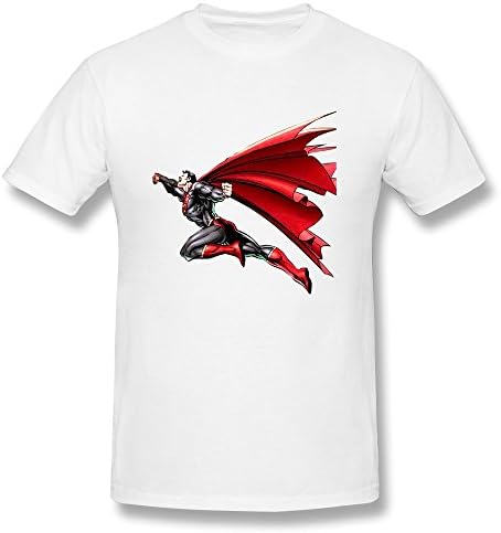 Van Men's Superman Flight Short Sleeves T Shirts XL White