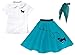 Hip Hop 50s shop 3 Piece Child Poodle Skirt Outfit, Size 8 Teal