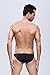 99extra Underwear, Men's Mesh Ice Fiber Low Rise Skinny Bikini - Black(2XL)