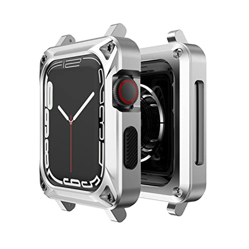 GELISHI Case Compatible with Apple Watch Case 45mm Series 7, Rugged