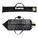 AUMTISC Ski Bag and Boot Bag Combo for Air Travel Flying, Snow Ski Bags Two-Piece for Skis Up to 200cm and Boots Up to Size 13 (No padded, A-Yellow)