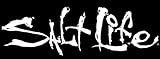 Salt Life Signature Decal - White